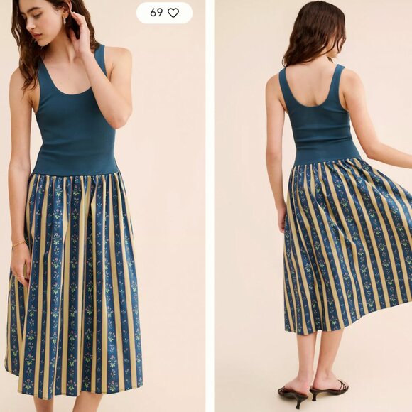 WeWoreWhat Dresses & Skirts - WeWoreWhat Scoop Tank Midi Dress Size S